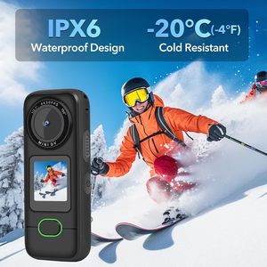 360 M3 Mini Sport <b>Camera</b> 4K HD Nightshot Action Vlogging 10x Touch Screen WIFI Waterproof <b>Night</b> <b>Vision</b>-CMOS Imaging MicroSD - Product Image 4