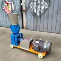 Nouvelle machine à granulés d'aliments pour animaux à trois phases, à base de son de blé et de maïs, 380V, garantie de 3 mois