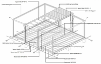 Maison modulaire Allstar, maisons conteneurs extensibles, appartement préfabriqué, structure en acier, alimentation solaire, écologique, durable