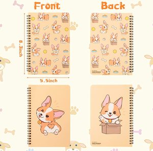 สมุดโน้ตเกลียว A5ลายน่ารักสำหรับเด็กวัยรุ่นสมุดโน้ตที่มีการปกครองแบบปกแข็งสมุดวาดภาพการเดินทางเกลียว - Product Image 2