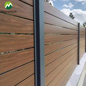 190*20mm truyền thống phổ biến giá rẻ hàng rào lưới mắt cáo cổng nhựa composite WPC hàng rào - Product Image 1