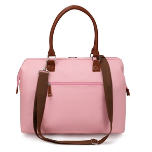Ensemble de 3 sacs à couches roses grande capacité en Oxford 600D pour maman, idéal pour les voyages, vente en gros, usine OEM/ODM certifiée BSCI - Product Image 2