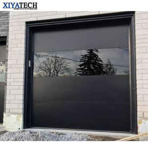 XIYATECH Chine En Gros En Acier Galvanisé Carport Villa Automatique Enrouler Isolant Sectionnel Verre Portes De <span class=keywords><strong>Garage</strong></span> pour Les Maisons - Product Image 1