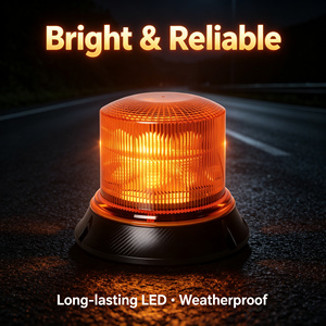 Feux de signalisation LED ambre tendance, 20 LED, 12-24V, pour remorques, 4 modes de clignotement, <span class=keywords><strong>2</strong></span> modes de rotation, montage en surface, lumière de sécurité - Product Image 6