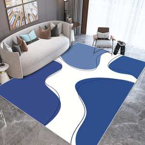 Özel halı logo kadife halı odası baskı için modern 3d halılar oturma odası için basit kilim - Product Image 3