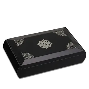 1 kg tarihleri için yenilikçi gıda ambalaj kutusu siyah ahşap kutu yüksek kalite ramazan tarih kutusu ile özelleştirilmiş tasarım