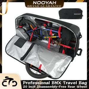 NOOYAH sac de voyage de vélo pour <span class=keywords><strong>BMX</strong></span> vélo professionnel Motocross étui de Transport 20 pouces roue arrière sans démontage 900D sac de vélo - Product Image 2