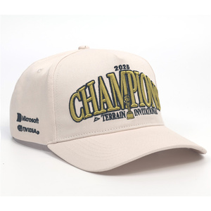 Casquettes de baseball de haute qualité à 5 panneaux pour hommes, logo brodé personnalisé, style <span class=keywords><strong>polo</strong></span>, casquettes de papa - Product Image 2