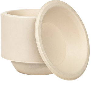 Tazones de Bagazo de Caña de Azúcar de 500 ml con Tapa, Compostables, para Poke y Ensaladas, Ideales para Entrega de Comida - Product Image 1