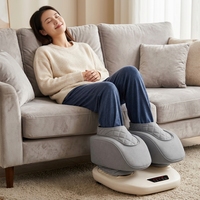 Nouveau modèle 2026 : Appareil de massage des pieds et des chevilles avec 6 airbags, pétrissage, roulement et pression d'air