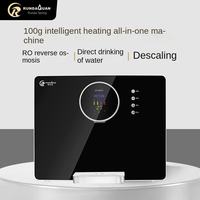 Purificateur d'eau RO intelligent 5 étapes 100G à prix d'usine, alcalin, pour consommation directe, chauffant, autonettoyant, avec filtre de 12 mois