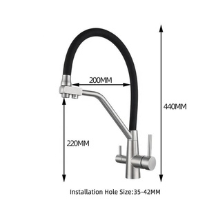 Stainless Steel Faucet Pull Down Kitchen Faucet Kitchen Tap Faucet Mixer Tap Sink Tap Robinet De Cuisine Torneiras De Cozinha - Product Image 3