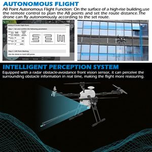Premium High-Efficiency Intelligent UAV with Pressure Nozzles for Building Facade Cleaning - JIUSI D15R - Product Image 5