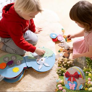 Juguetes Montessori al por mayor: Libro sensorial de fieltro de ciervo, Libro de actividades de fieltro suave para niños pequeños, Tablero de actividades de fieltro para niños pequeños - Product Image 4