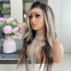 Peluca Sintética con Frente de Encaje Transparente 13x4 para una Línea de Cabello Escandinava Invisible, Rizos Largos Utah con Puntas Rectas, Resistente al Calor - Product Image 3