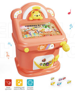 Máquina de Pinball de Vidrio con Diseño de Oso Adorable, Juego Electrónico de Mesa, Mini Pinball con Luces y Música para Niños - Product Image 5