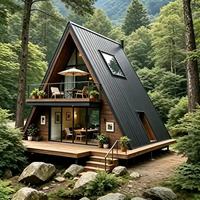 Maison Modulaire Préfabriquée en Acier de Luxe Moderne à 2 Étages, Kit de Maison Triangulaire à 3 Chambres Personnalisable pour Bureau, Origine Chine