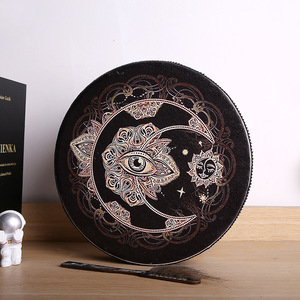 Bestseller: Strumento a percussione tradizionale semiofatto in legno di betulla, a tema Albero della Vita, per decorazioni domestiche, regali per festival, arte spirituale e shamanismo - Product Image 1