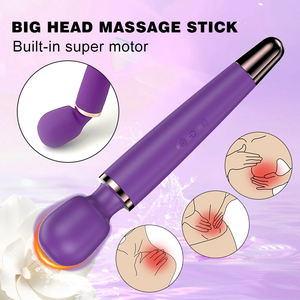 Masajeador de Silicona de Doble Cabezal con Función Musical, Recargable por USB, Alivio para Espalda/Cuerpo, Potentes Motores Dobles - Product Image 5