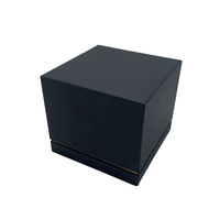 Boîtes personnalisées pas chères, boîtes cadeaux noires de haute qualité, écologiques, emballage unique, boîte à bougies carrée de luxe pour mariage