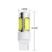 Luz de freno de señal LED COB de 12V 7,5 W para coches 1156/1157/7443/7440/3156/3157 T20 P21w Ba15s T25 7443 7440 3156 3157 accesorio de coche