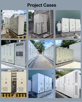 Sistem Penyimpanan Energi Surya Lithium Ion All-in-One 261kWh untuk Luar Ruangan, Microgrid BESS PCS+ Pendingin Cairan, Off Grid