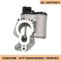 Válvula EGR Wanray para Renault Trafic Master Laguna 2.0 2.5 dCi M9R G9U Motor Diésel 8200796674 147106341R