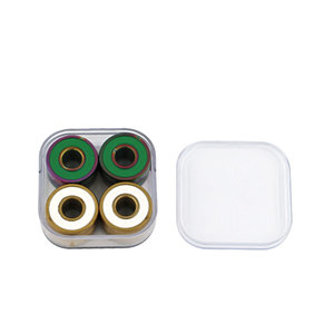 Roulements à billes pour skateboard en acier chromé noir ABEC-9 personnalisés avec boîte en plastique, qualité professionnelle, durables, haute vitesse, 608RS - Product Image 3