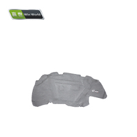 Peugeot 206 - Cache-moteur de haute qualité noir - Pièces de rechange - Kit carrosserie - Léger - Fibre de carbone - Pour Peugeot 206 avec OEM 7979F0