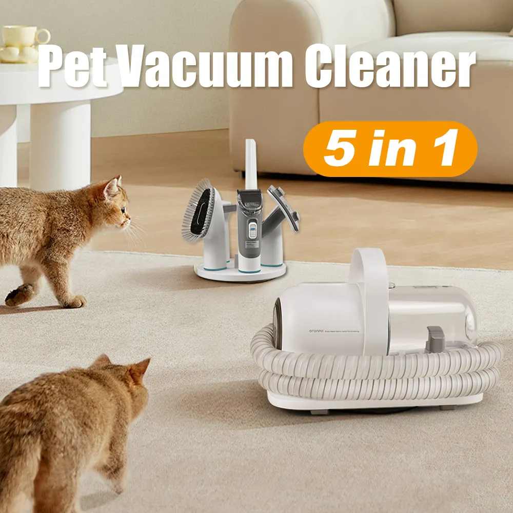 2024 High quality Multi-function Pet Hair Cleaner Vacuum Hair Shaver Brush Pet Cleaner Grooming Kit for Dogs and Cats