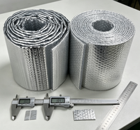 Barrière thermique réfléchissante moderne en aluminium et feuille de bulles PE à haute valeur R (10,5 k/W) pour entrepôt, résistant au feu