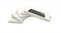 Emballage en pulpe moulée durable pour accessoires de téléphonie mobile, plateaux en pulpe moulée sur mesure pour l'électronique grand public