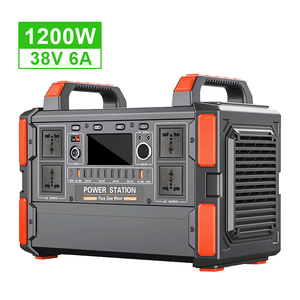 Xách tay 1200 Wát Trạm điện 220V Kit năng lượng mặt trời với pin máy phát điện năng lượng mặt trời bảng điều khiển 2048wh MPPT đèn pin cho ngoài trời khẩn cấp - Product Image 4