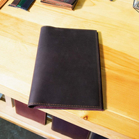 Dossiers de portefeuille en cuir avec support de lecteur de stylo Couverture rigide Dossiers de présentation Dossiers de fichiers d'affaires en cuir PU