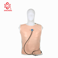 Simulador de Auscultación Cardiopulmonar Portátil - Modelo Anatómico de Ciencias Médicas XC-415C Hecho en China