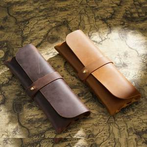 Modern Embossed Durable Leather Pencil Case <b>Large</b> Capacity Stationery <b>Box</b> for Middle Elementary School Students Promotional <b>Gift</b> - Product Image 4