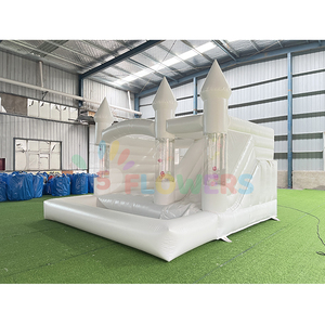 Maison <span class=keywords><strong>de</strong></span> rebond en PVC Offre Spéciale Combo avec ballons Videur gonflable avec fosse à balles et toboggan Château plein d'entrain - Product Image 2