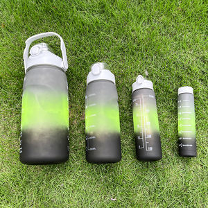 Bon marché <span class=keywords><strong>en</strong></span> stock, 3 <span class=keywords><strong>en</strong></span> 1, ensemble de bouteilles d'eau motivantes 3 <span class=keywords><strong>en</strong></span> 1 de 64 oz, demi-gallon, Botella De Agua Motivacional, ensemble 3 <span class=keywords><strong>en</strong></span> 1 - Product Image 3