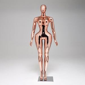 M128-CURY10 Mannequin Femme Courbe BBL en Gros, Mannequin Féminin Réaliste Sexy, Présentoir Chromé pour Vêtements Féminins - Product Image 4