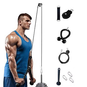 Pressions de triceps robustes et pièces de fixation de <span class=keywords><strong>poulie</strong></span> de câble de gymnastique lat pulldowns pour rack de puissance - Product Image 1
