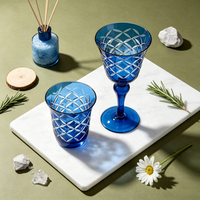 Verre à vin en cristal SNW personnalisé, gravé à la main, motif classique vintage, avec perles, pour cadeau, fête, mariage