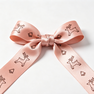ริบบิ้นผูกสำเร็จรูปหลายขนาด สีฟ้าอ่อน โพลีเอสเตอร์/คอตตอน พิมพ์ลายฟอยล์ทอง ลายเรขาคณิต ได้รับการรับรองมาตรฐาน OEKO-TEX - Product Image 1