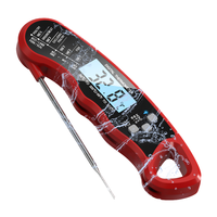 Termometer Daging Digital Layar Sentuh Lipat Tahan Air IP67 SUS304 SUS316