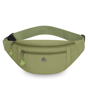 Women's Waist <b>Bag</b> Multiple Pockets Water Resistant Nylon Chest Crossbody <b>Bag</b> Everyday Use Pink Gray Green Black Orange Light - Product Image 5
