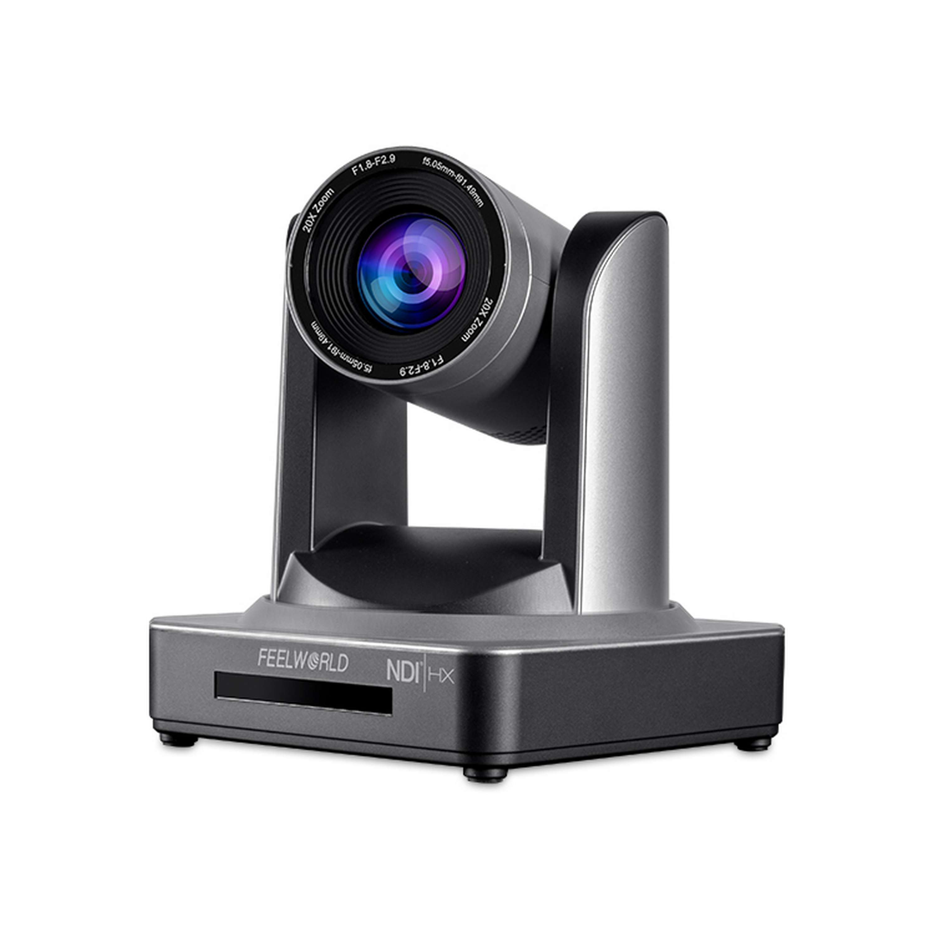 FEELWORLD PTZ Camera NDI20X Pro: 20X <strong>Optical</strong> <strong>Zoom</strong> Auto Tracking, 1080P60 NDI/H.264 for Church OEM Streaming Projects