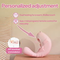 Maßgeschneiderte Verpackung PurrJoy Pink 9 Vibrationsmodi Leistungsstarker Saugstimulator Klitoris-Stimulator Weiblicher Masturbationsvibrator