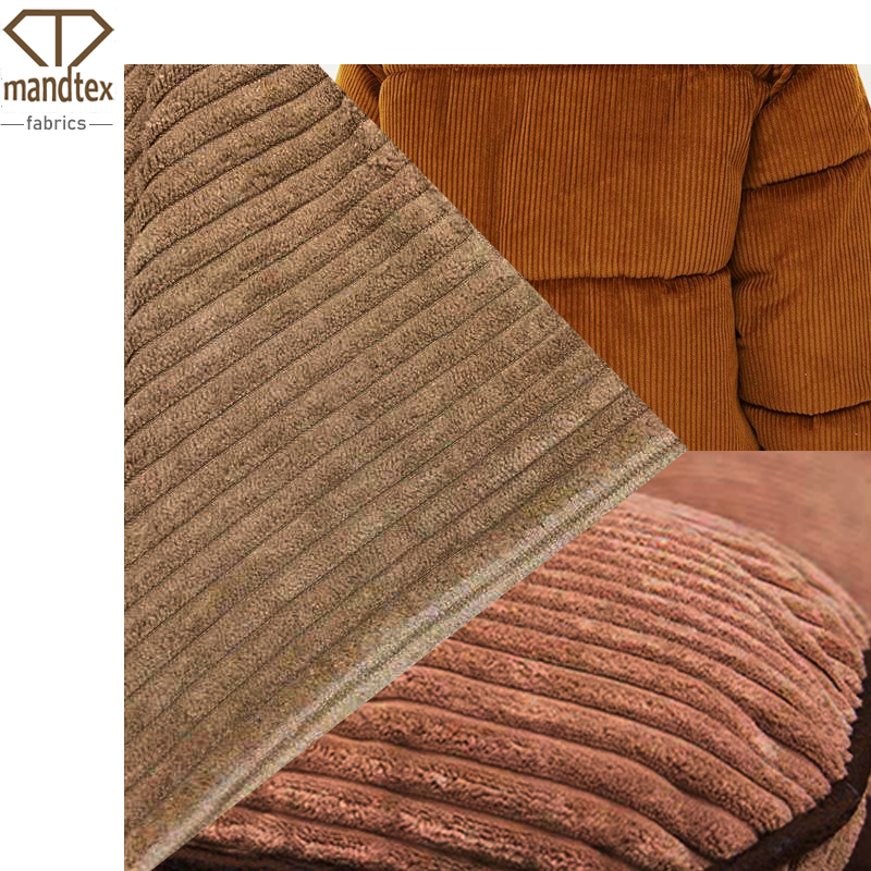Модный текстиль, высокое качество, Лидер продаж, Классический Толстый полиэстер, 4,5 wale, вырезанная полоса, бархатная ткань, тип вельветовой ткани