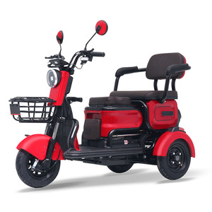 Electric Tricycle <strong>Foldable</strong> Open Body Passenger <strong>Trike</strong> with 200-300kg Payload Capacity 1 Passenger 30km Range 30Km/h Max Speed - Product Image 2