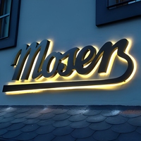 Fabricant de lettres lumineuses en acrylique 3D personnalisées pour enseignes publicitaires extérieures de magasins