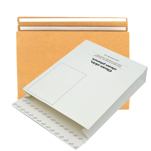 Phân hủy sinh học Kraft túi giấy gửi thư thể hiện phong bì vận chuyển túi với dải dính và logo - Product Image 1